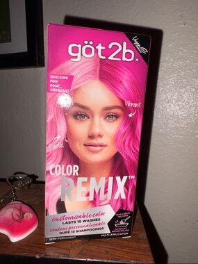 göt2b Color REMIX Semi-Permanent Hair Color — Shocking Pink